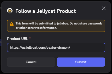 Paste URL and submit